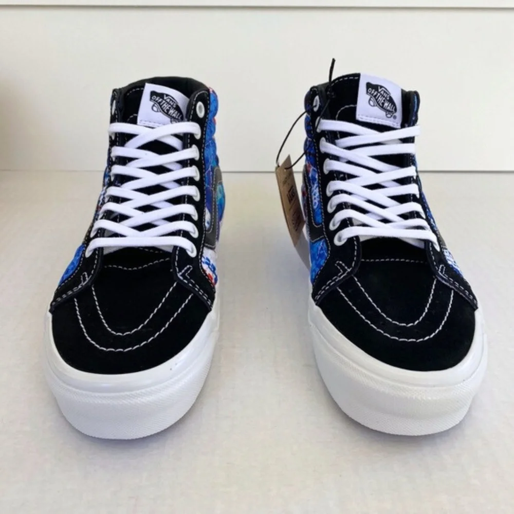 NEW Vans SpongeBob Sandy Liang Sk8-Hi 38 DX Shoes Patchwork 7 Women / 5.5 Men - Picture 7 of 16